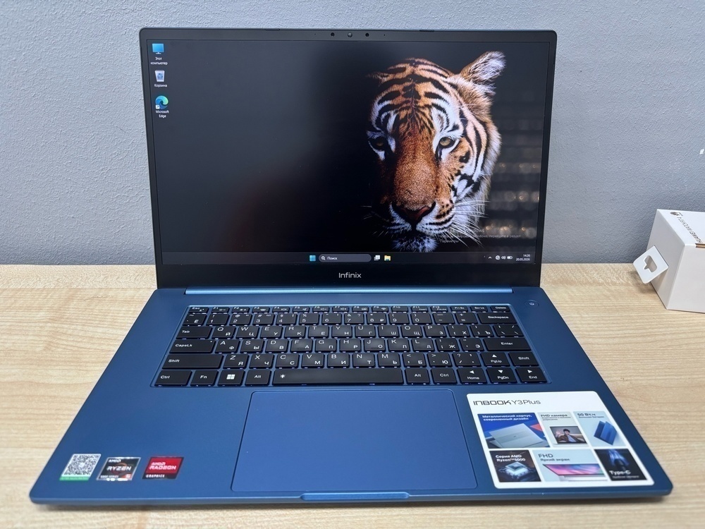 Ноутбук Infinix INBook Y3 Plus; 5-5625u, AMD Radeon (TM) Graphics, 16 Гб, 512 GB, Нет