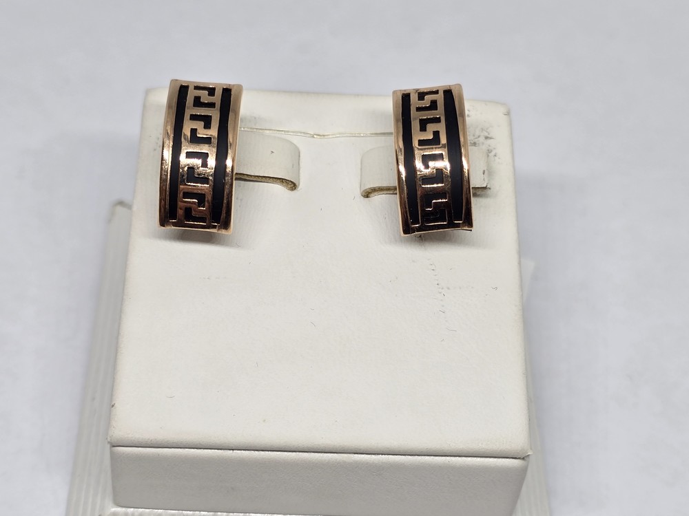 02294К СЕРЬГИ КАУЧУК (Au 585)