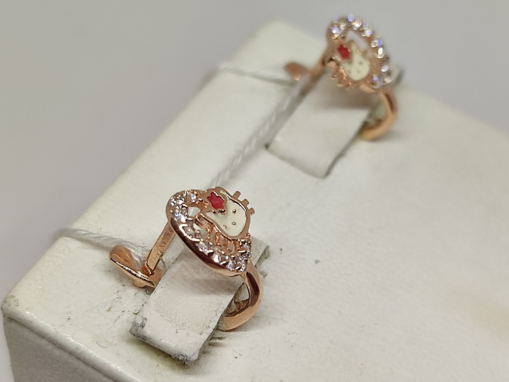 СЕРЬГИ С КАМНЯМИ (Au 585)