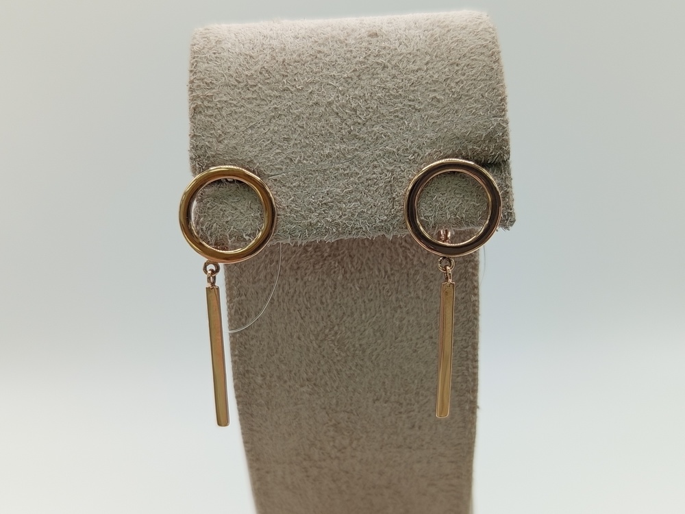 СЕРЬГИ БЕЗ КАМНЯ (Au 585)