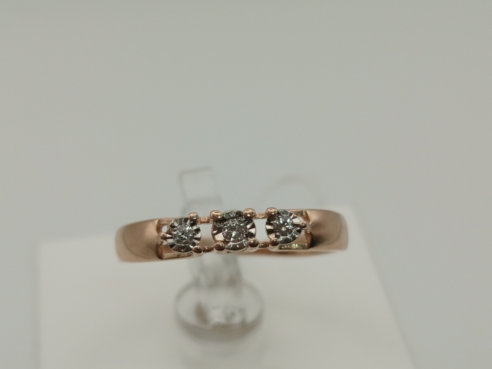 КОЛЬЦО БРИЛЛИАНТ Au 585