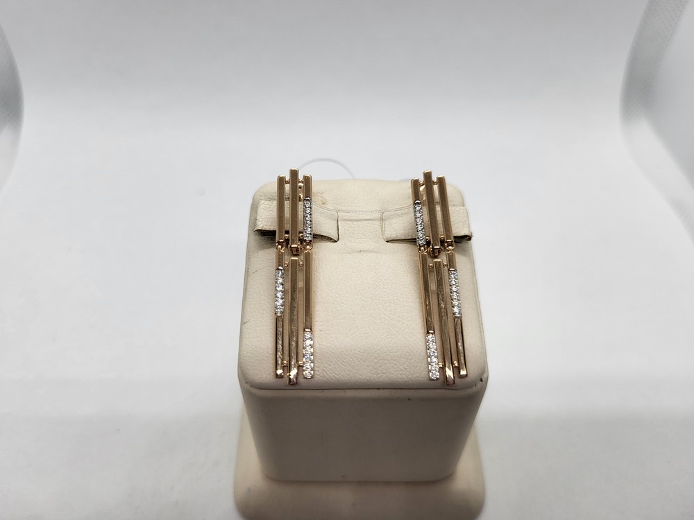 СЕРЬГИ С КАМНЯМИ (Au 585)