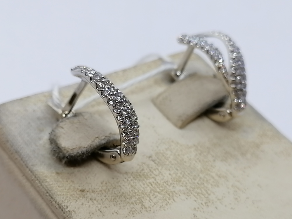 СЕРЬГИ С КАМНЯМИ (Au 585)