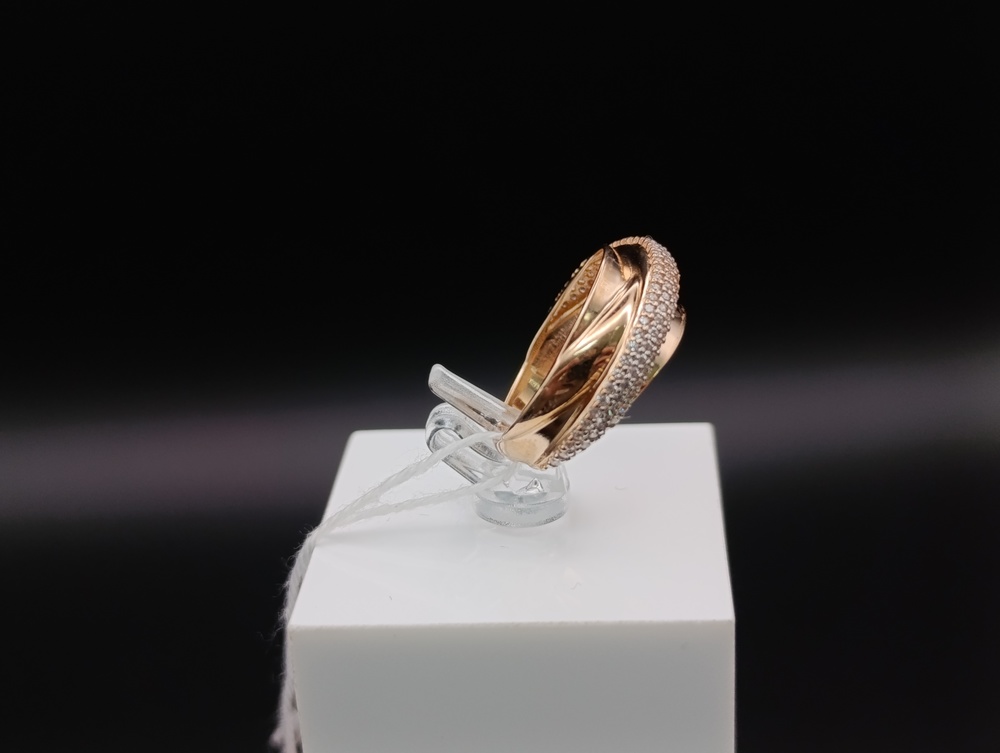 КОЛКМИ585 КОЛЬЦО С КАМНЯМИ (Au 585)