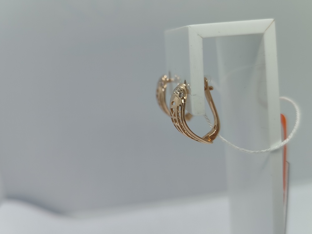 СЕРЬГИ С КАМНЯМИ (Au 585)