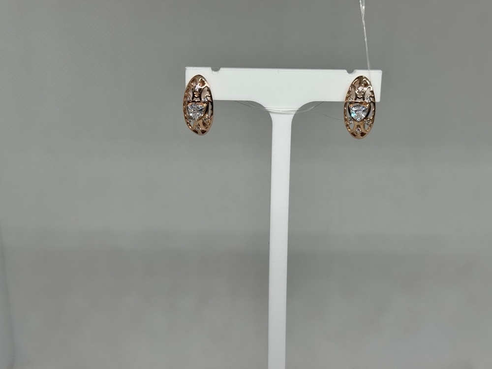 СЕРЬГИ С КАМНЯМИ (Au 585)