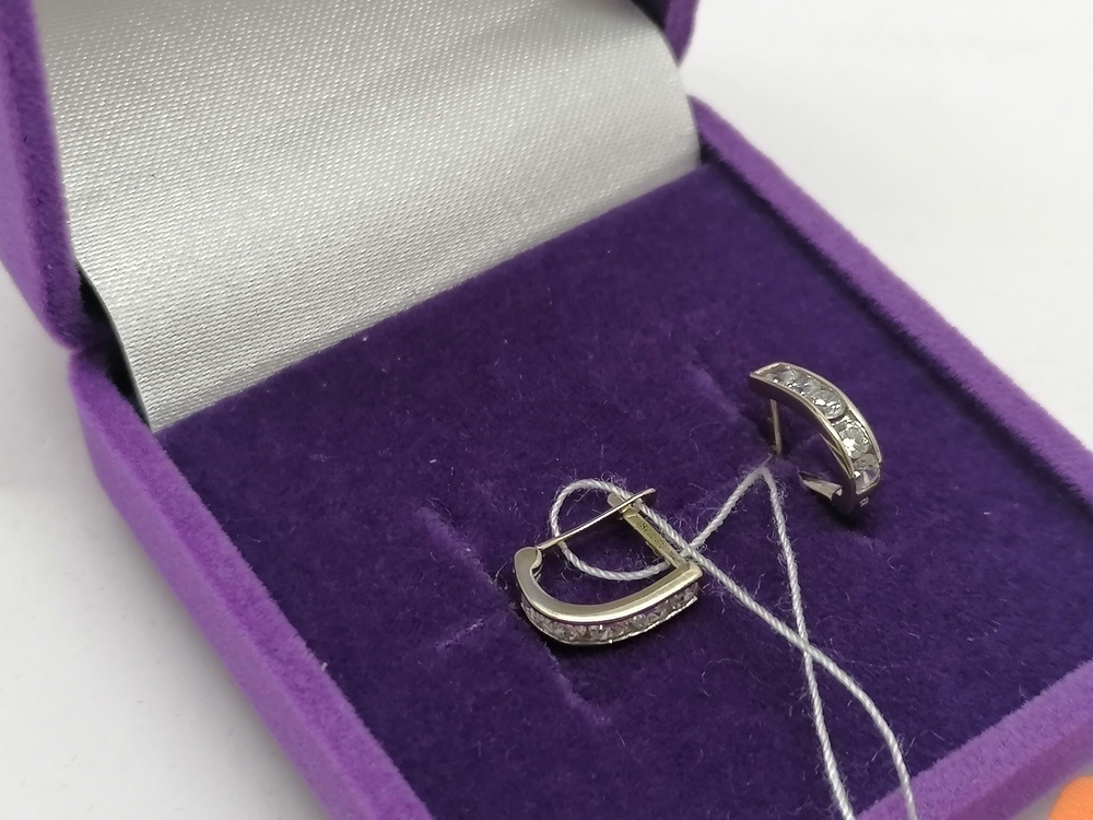 СЕРЬГИ С КАМНЯМИ (Au 585)