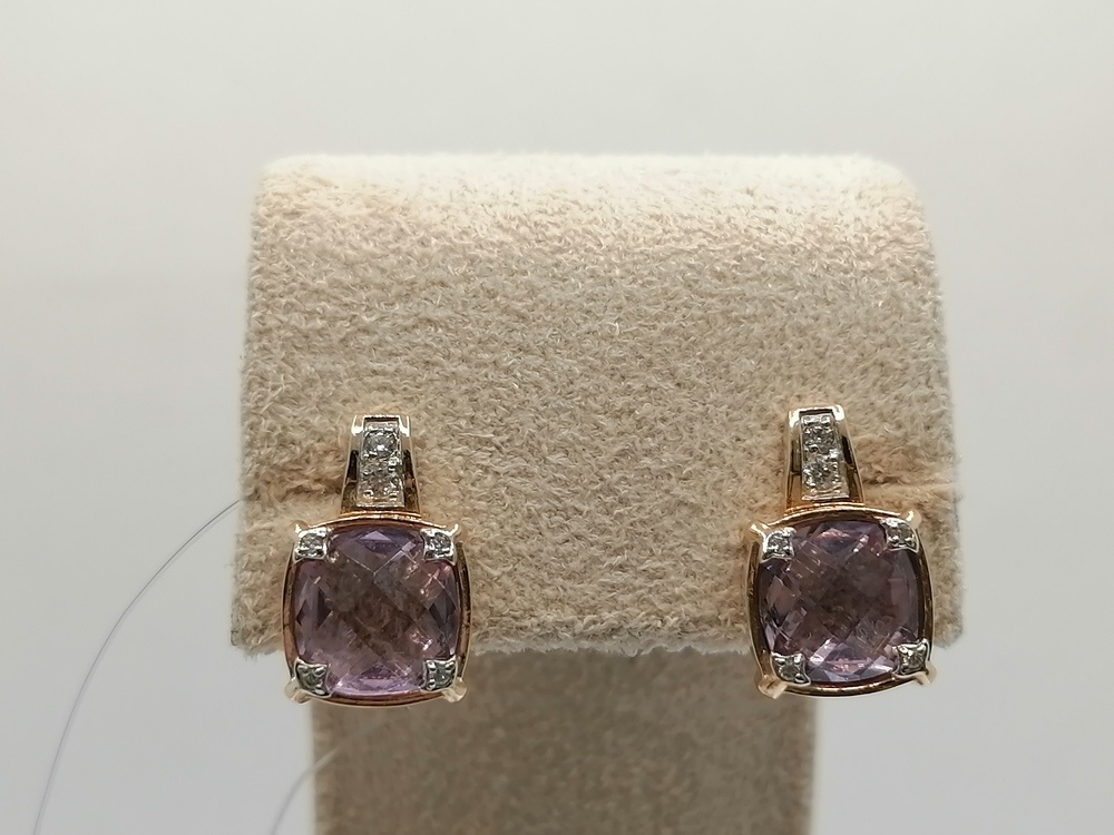 СЕРЬГИ С КАМНЯМИ (Au 585)