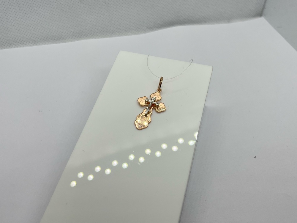 ПОДВЕСКА КРЕСТ (Au 585)