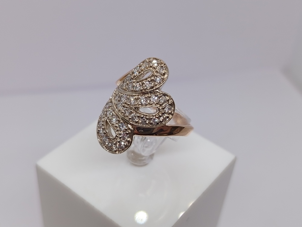 КОЛКМИ585 КОЛЬЦО С КАМНЯМИ (Au 585)