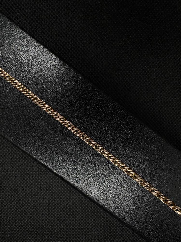 БРАСЛЕТ ПУСТОТЕЛЫЙ Ромб тройной Au 585