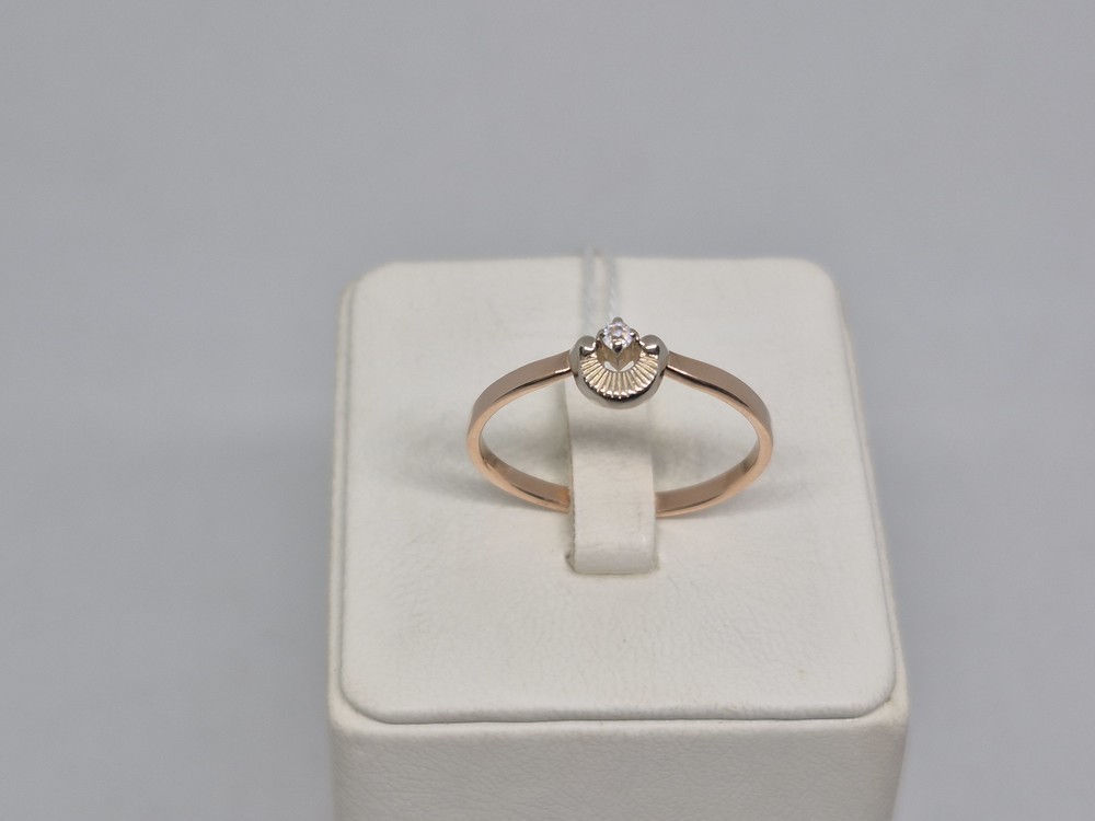 КОЛКМ585 КОЛЬЦО С КАМНЕМ (Au 585)