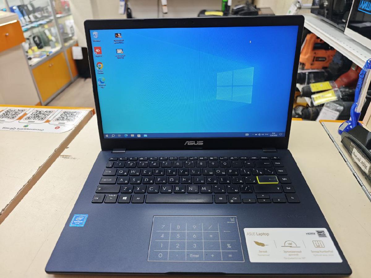 Ноутбук ASUS /; Silver N5030, Intel UHD Graphics 605, 4 Гб, 120 Гб, Нет