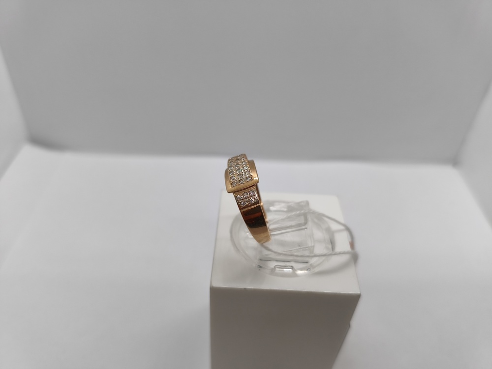 КОЛЬЦО С КАМНЯМИ (Au 585)