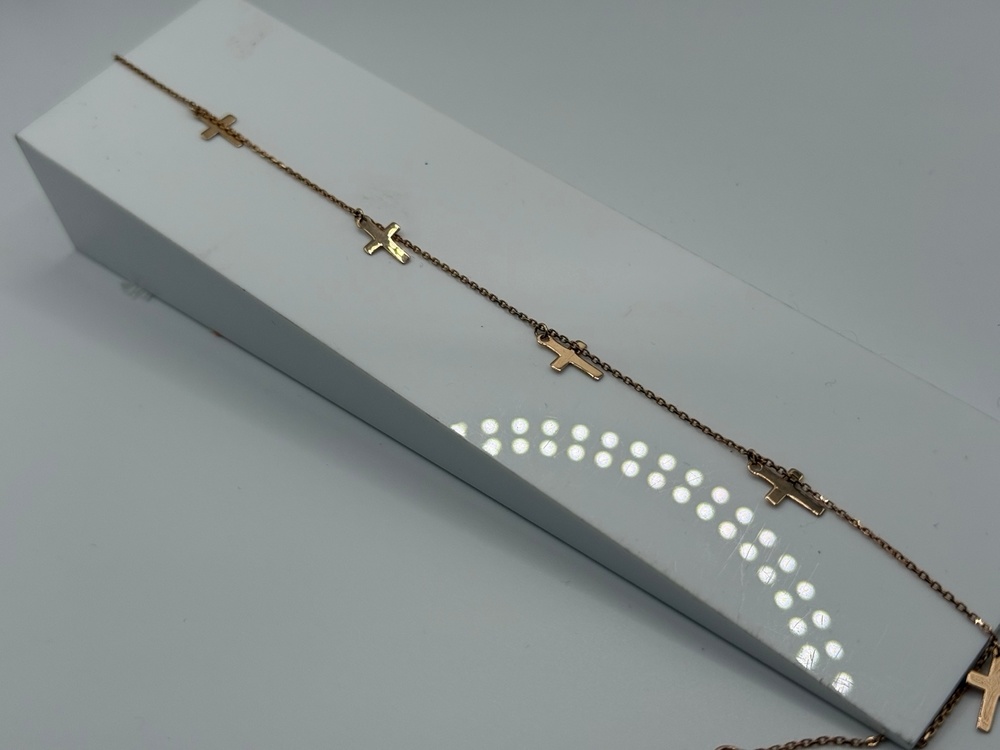 БННГ585 БРАСЛЕТ НА НОГУ (Au 585)