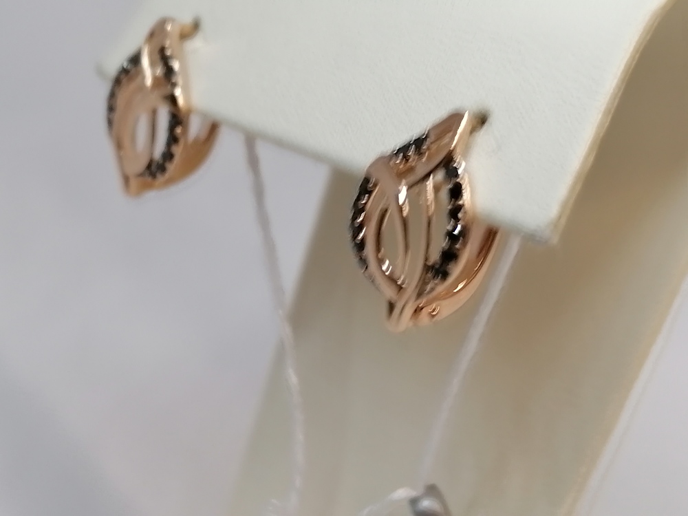 СЕРЬГИ С КАМНЯМИ (Au 585)