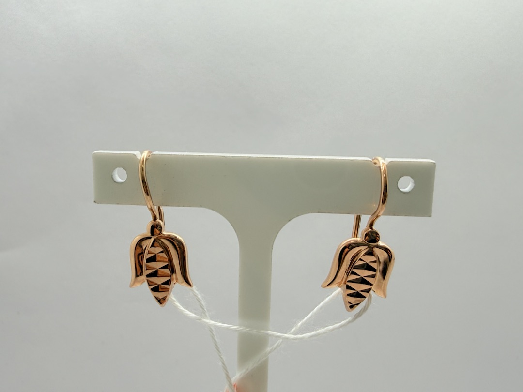 СЕРЬГИ БЕЗ КАМНЯ (Au 585)