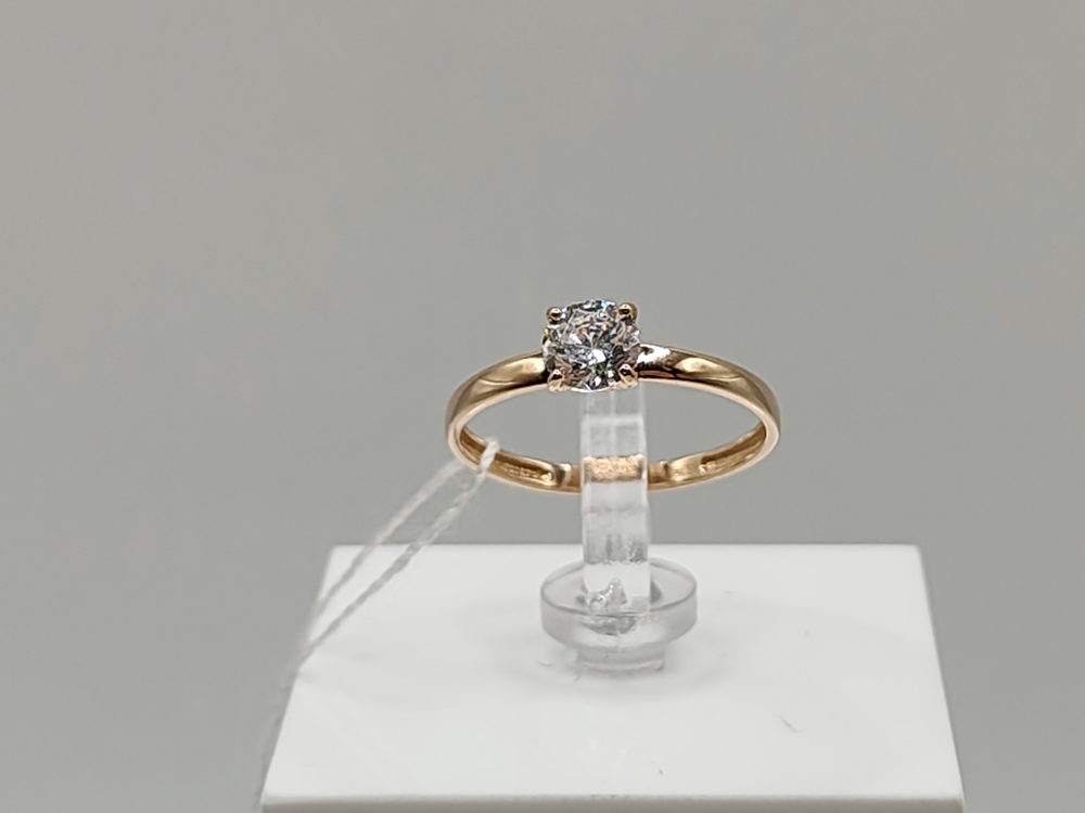 КОЛКМ585 КОЛЬЦО С КАМНЕМ (Au 585)