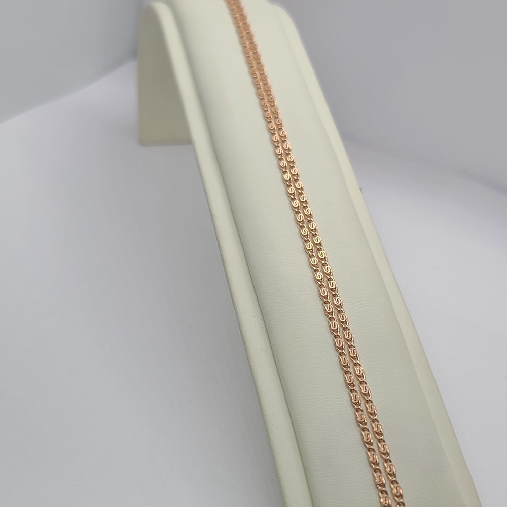 ЦЕПЬ ПУСТОТЕЛАЯ Улитка (Au 585)