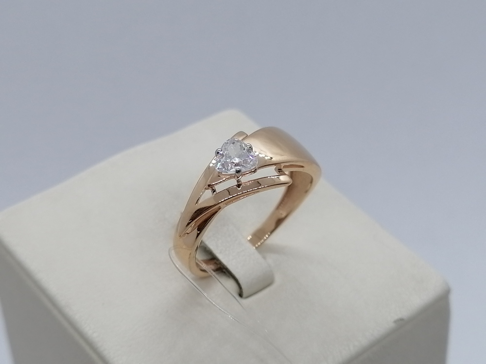 КОЛЬЦО С КАМНЕМ (Au 585)