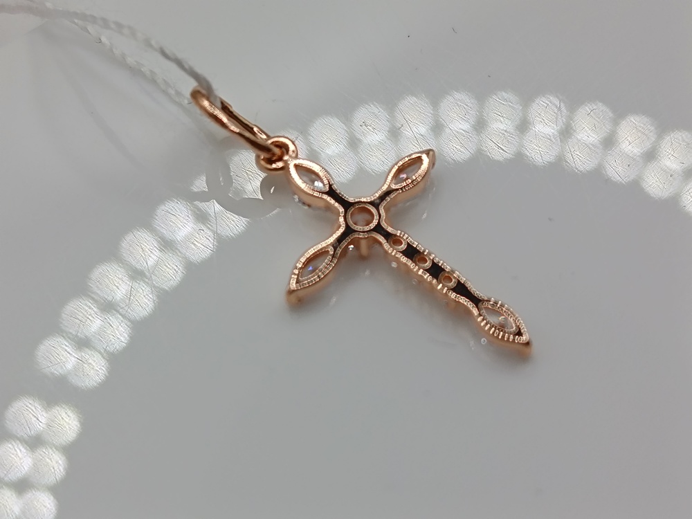 ПОДКМИ585 ПОДВЕСКА С КАМНЯМИ (Au 585)