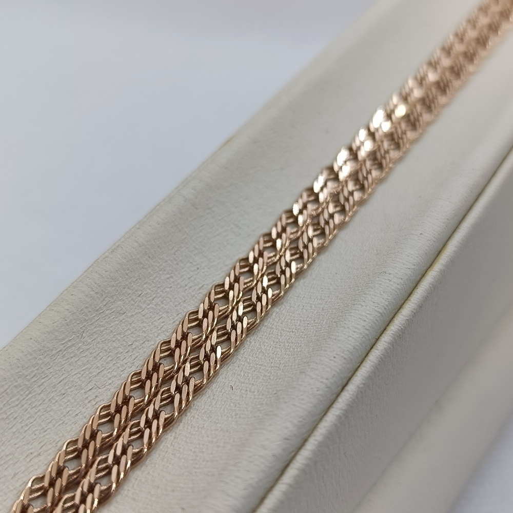 ЦЕПЬ ПОЛНОВЕСНАЯ Ромб тройной (Au 585)