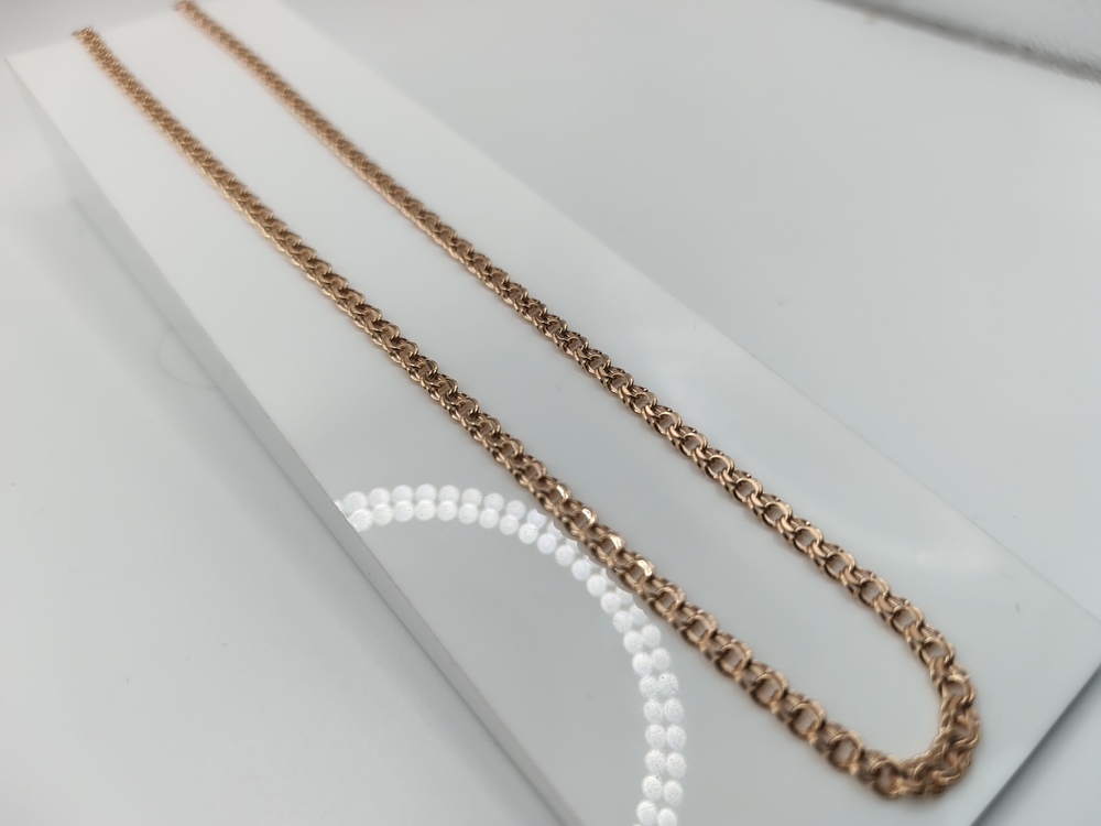 ЦЕПЬ ПУСТОТЕЛАЯ Бисмарк (Au 585)