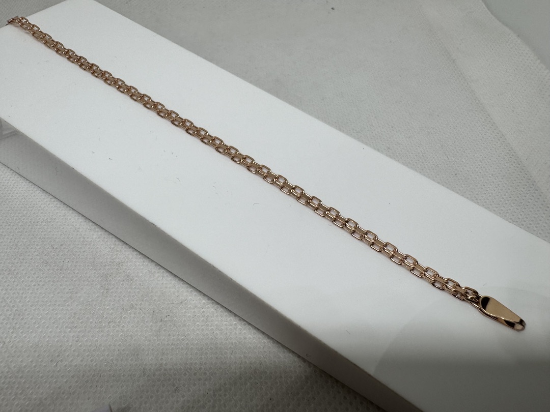 БРАСЛЕТ ПОЛНОВЕСНЫЙ Бисмарк машинный (Au 585)