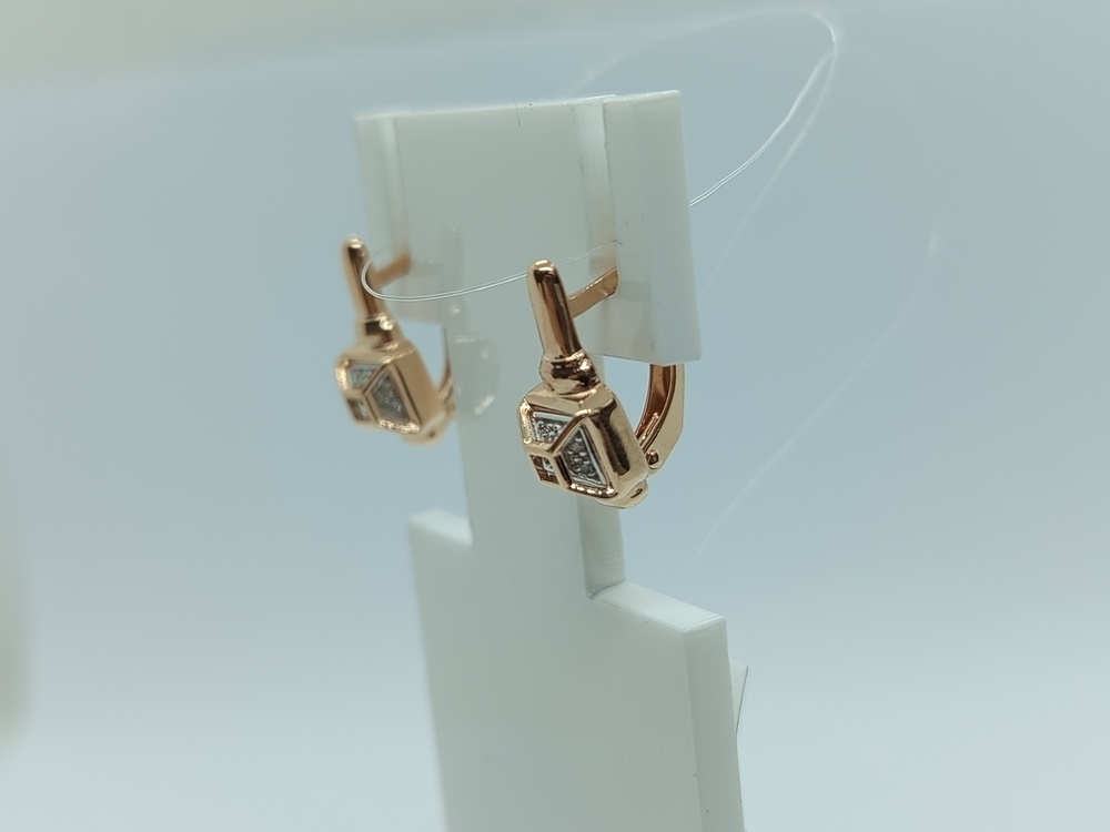 СЕРЬГИ С КАМНЯМИ (Au 585)