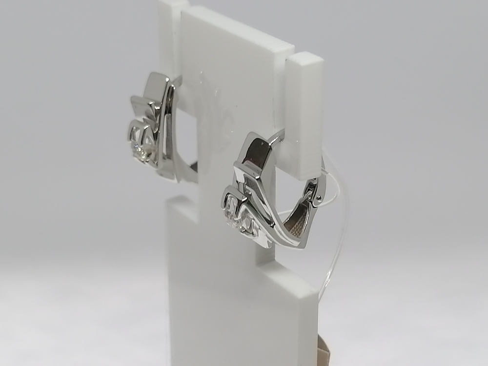 С1826-220 СЕРЬГИ БРИЛЛИАНТ (Au 585)