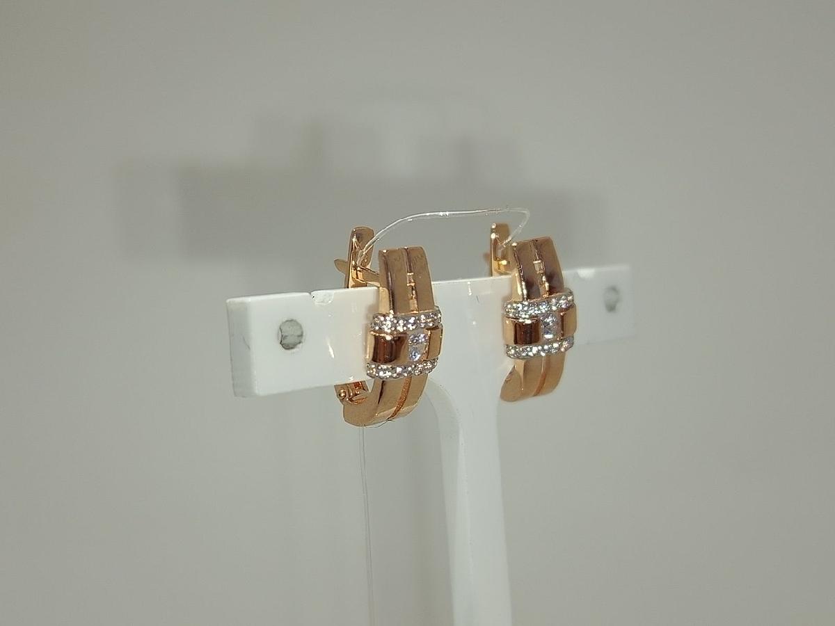 СЕРЬГИ С КАМНЯМИ (Au 585)