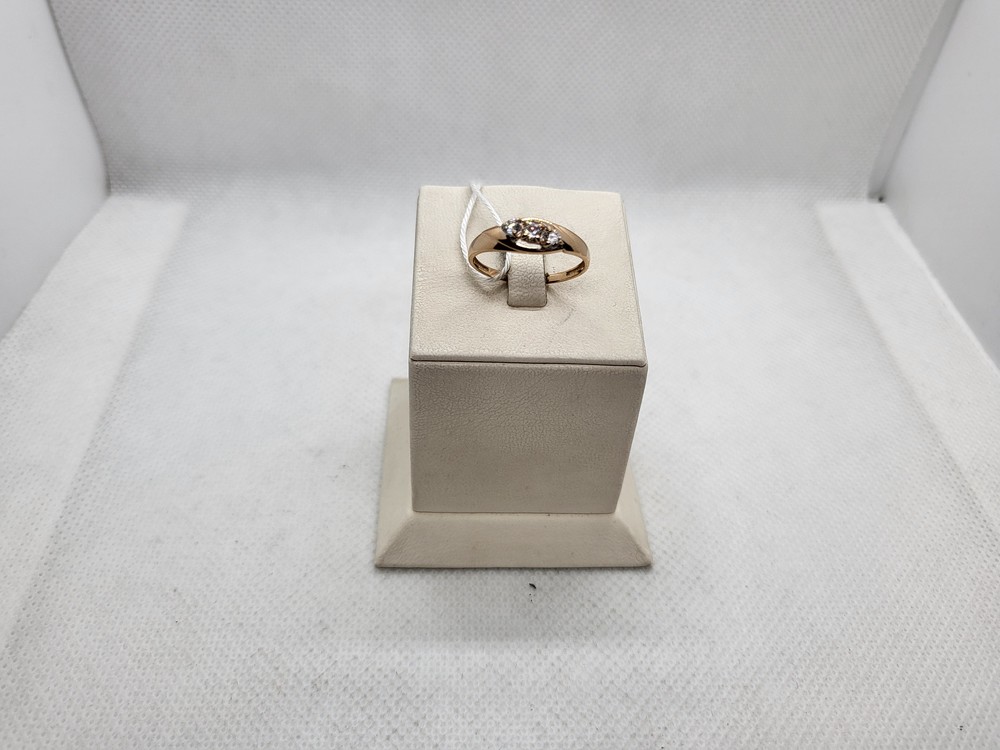 КОЛЬЦО С КАМНЯМИ (Au 585)