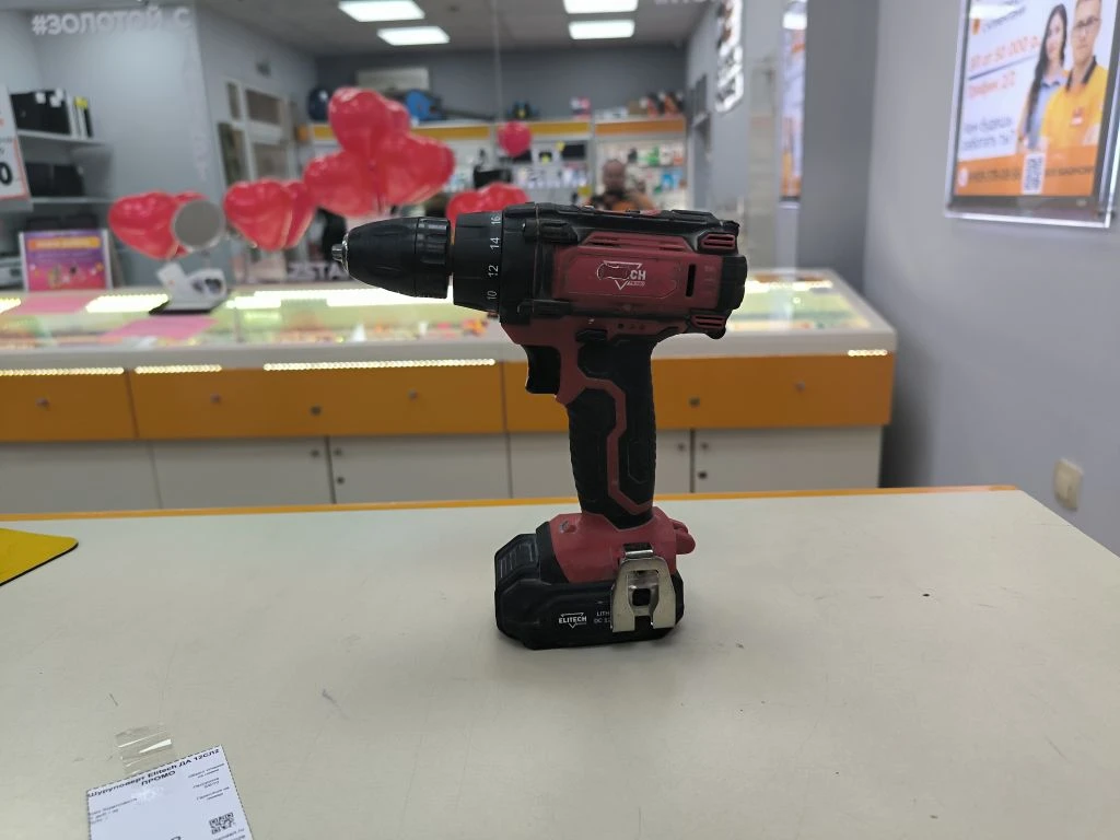 Шуруповерт Elitech ДА 12СЛ2 ПРОМО;