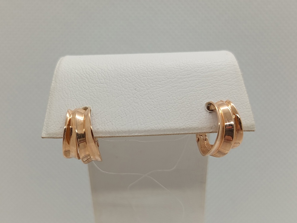 2205595 СЕРЬГИ БЕЗ КАМНЯ (Au 585)