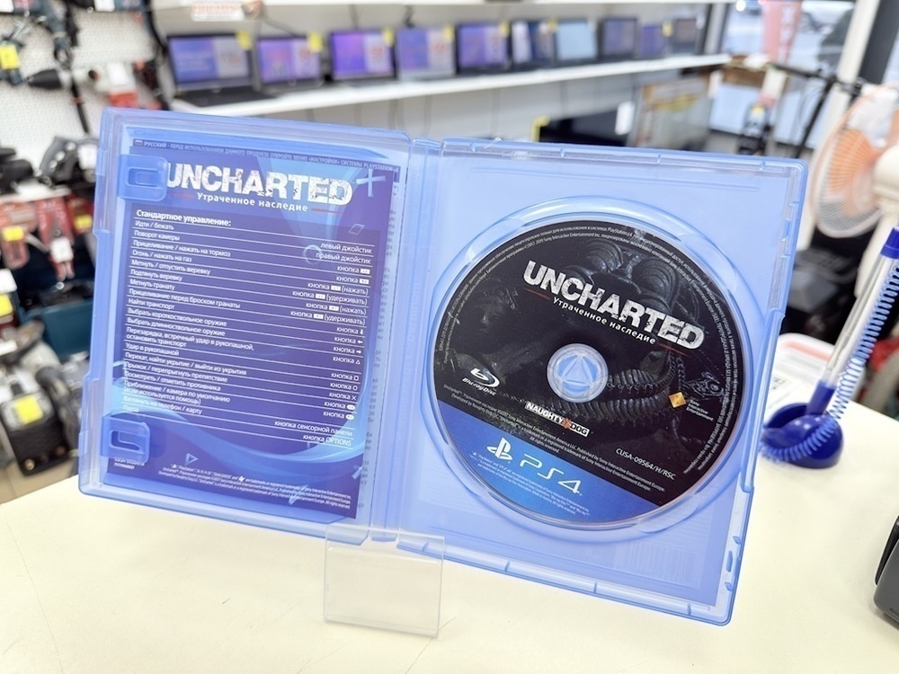 Игра Playstation 4 Uncharted: Утраченное наследие