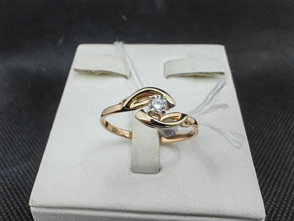 КОЛЬЦО БРИЛЛИАНТ Au 585