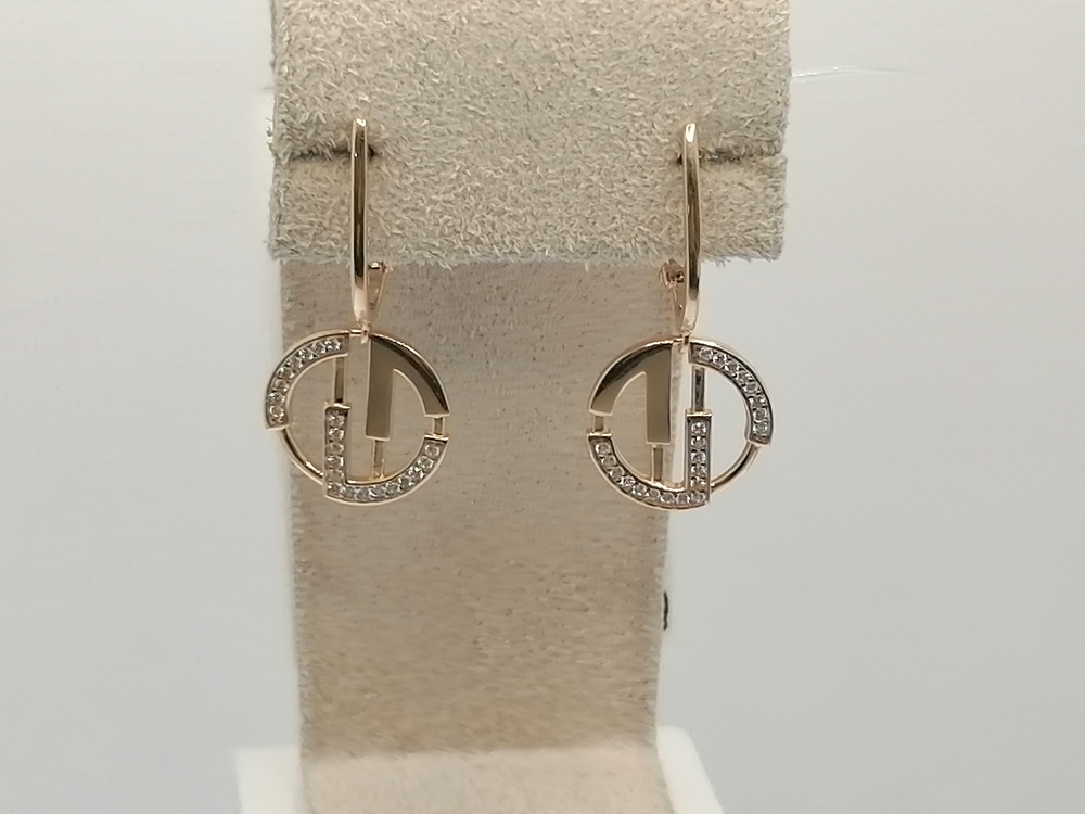 СЕРЬГИ С КАМНЯМИ (Au 585)