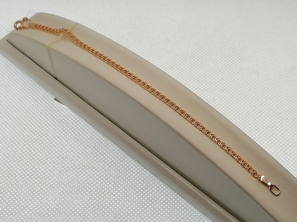 7040200-16 БРАСЛЕТ ПОЛНОВЕСНЫЙ Бисмарк (Au 585)