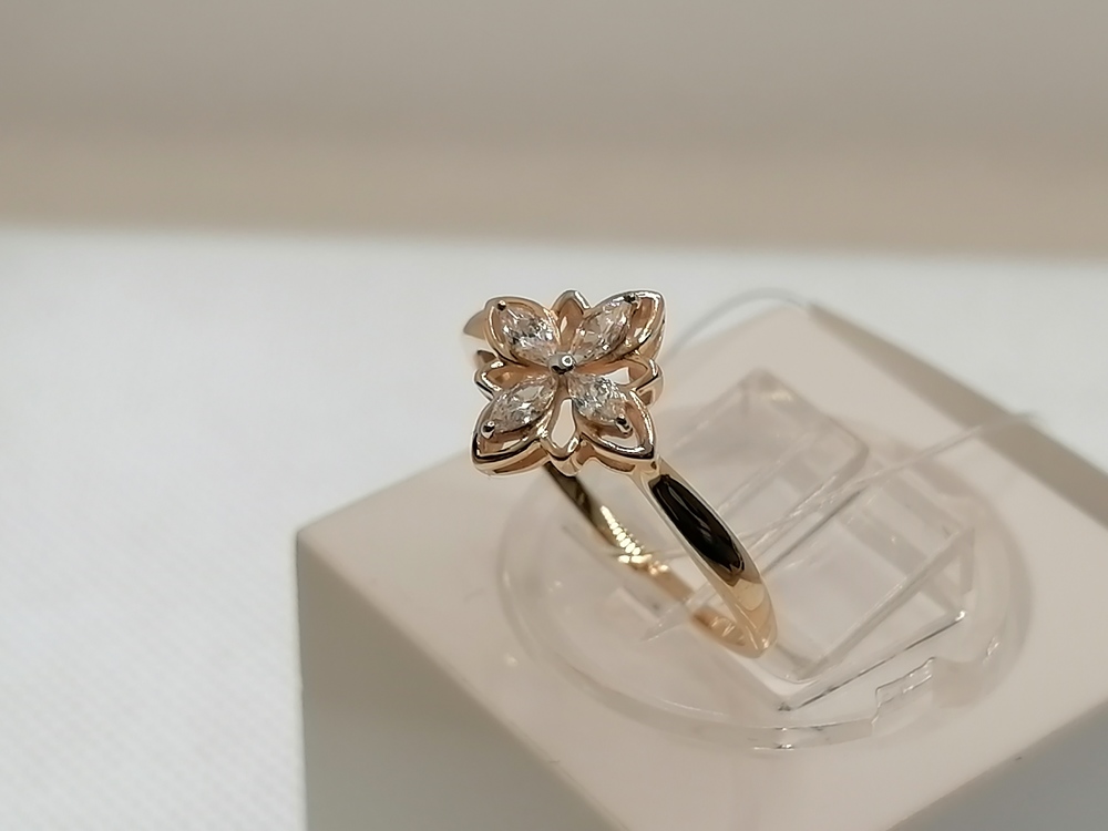 51-110-02015-1 КОЛЬЦО С КАМНЯМИ (Au 585)