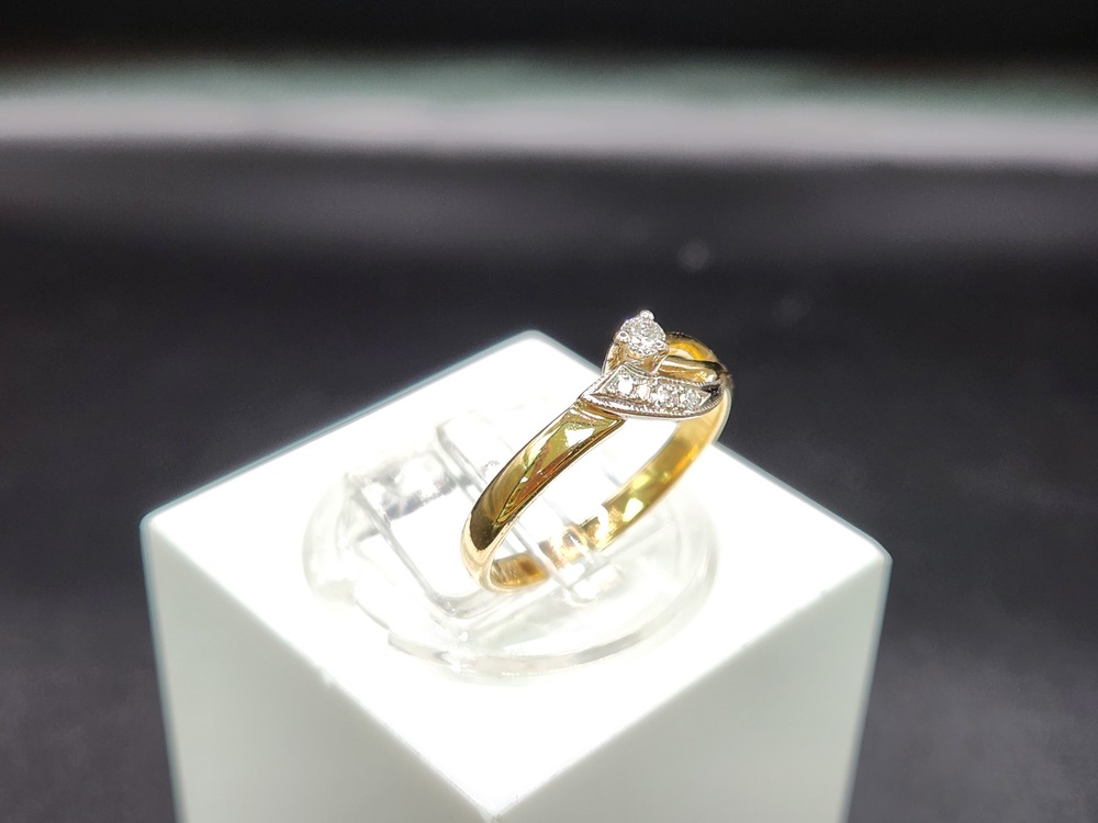 КОЛЬЦО БРИЛЛИАНТ Au 750