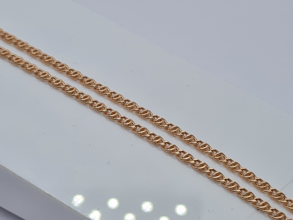 ЦЕПЬ ПУСТОТЕЛАЯ Птичий глаз(глаз пантеры) (Au 585)