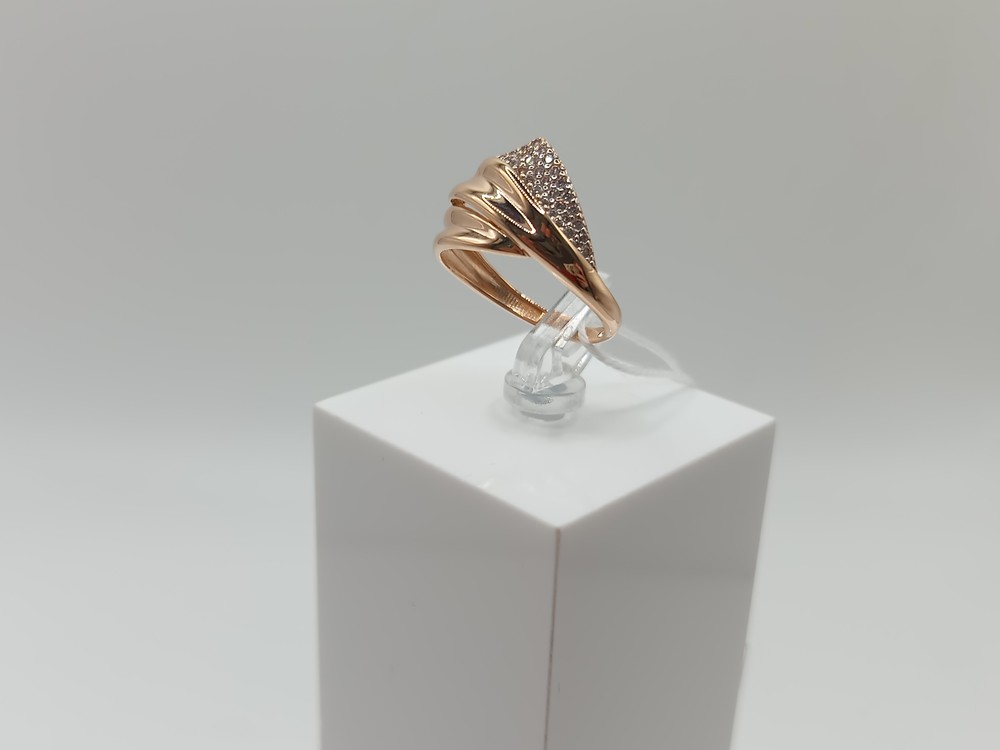 КОЛКМИ585 КОЛЬЦО С КАМНЯМИ (Au 585)