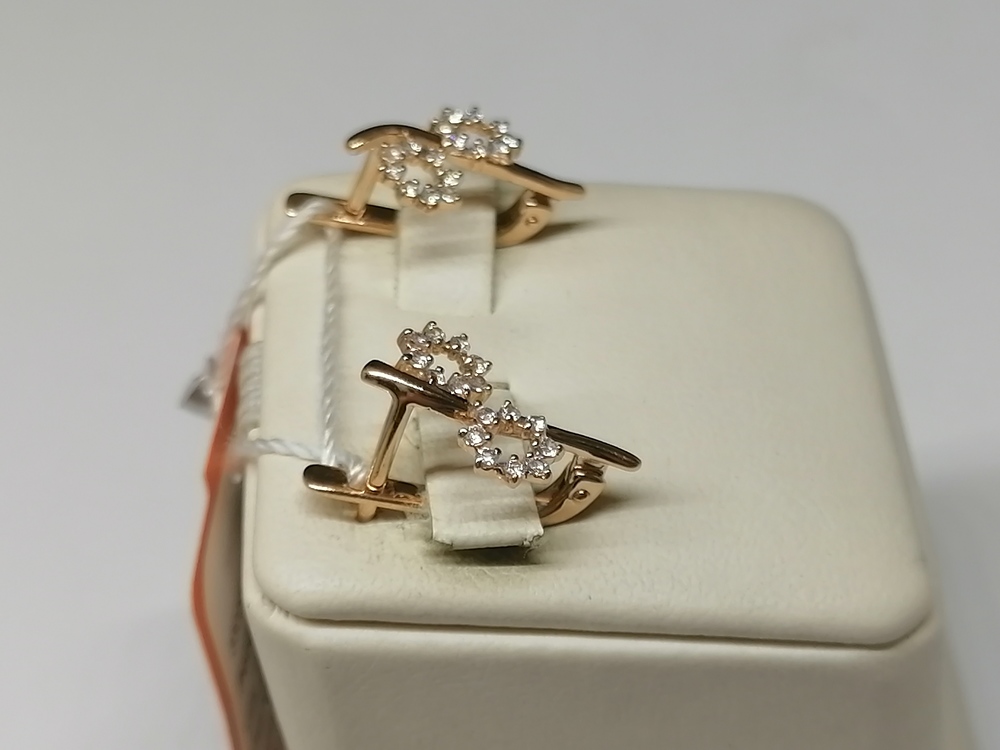 СЕРЬГИ С КАМНЯМИ (Au 585)