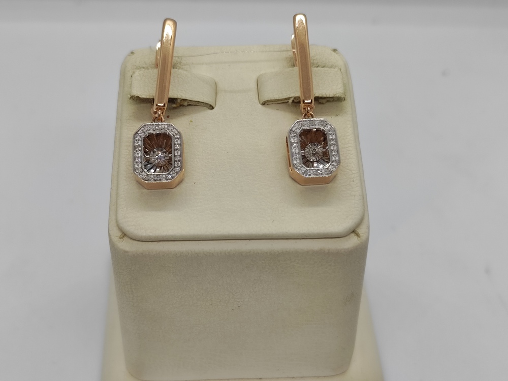 СЕРЬГИ БРИЛЛИАНТ (Au 585)