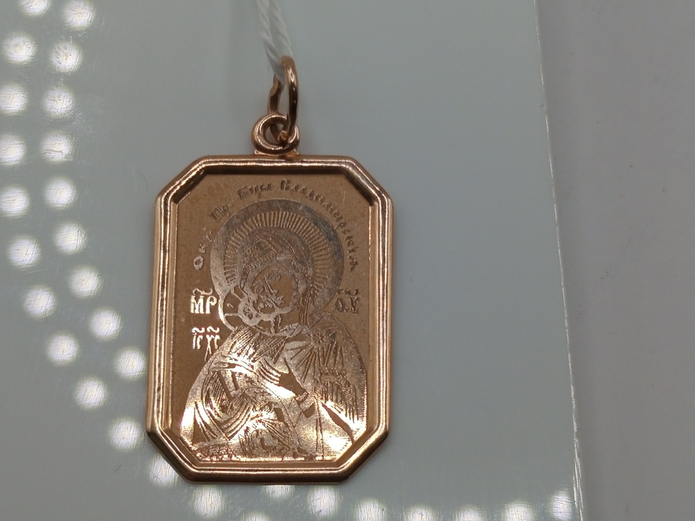 ПОДВЕСКА ИКОНА БЕЗ КАМНЯ (Au 585)