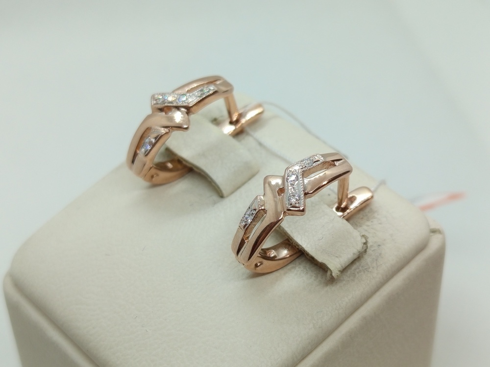 СЕРЬГИ С КАМНЯМИ (Au 585)