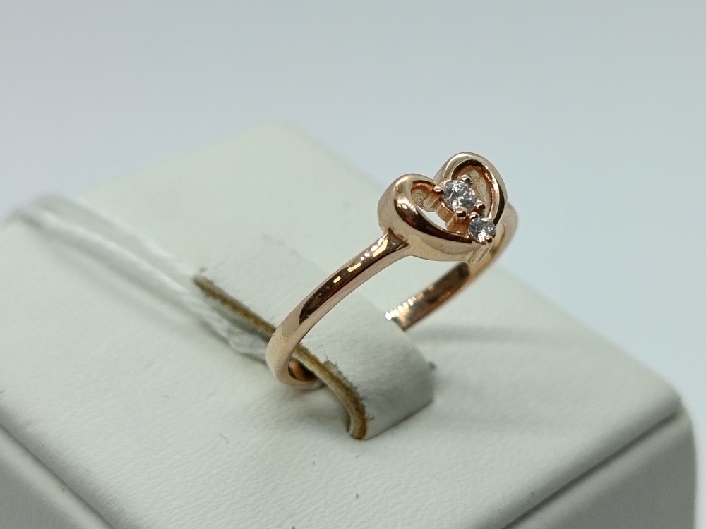 КОЛКМИ585 КОЛЬЦО С КАМНЯМИ (Au 585)