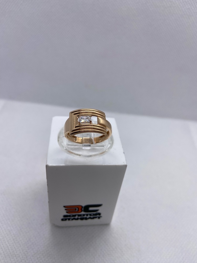 КОЛКМ585 КОЛЬЦО С КАМНЕМ (Au 585)