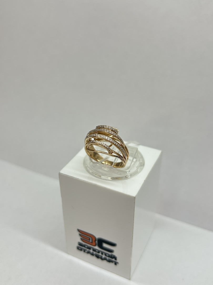 КОЛКМИ585 КОЛЬЦО С КАМНЯМИ (Au 585)
