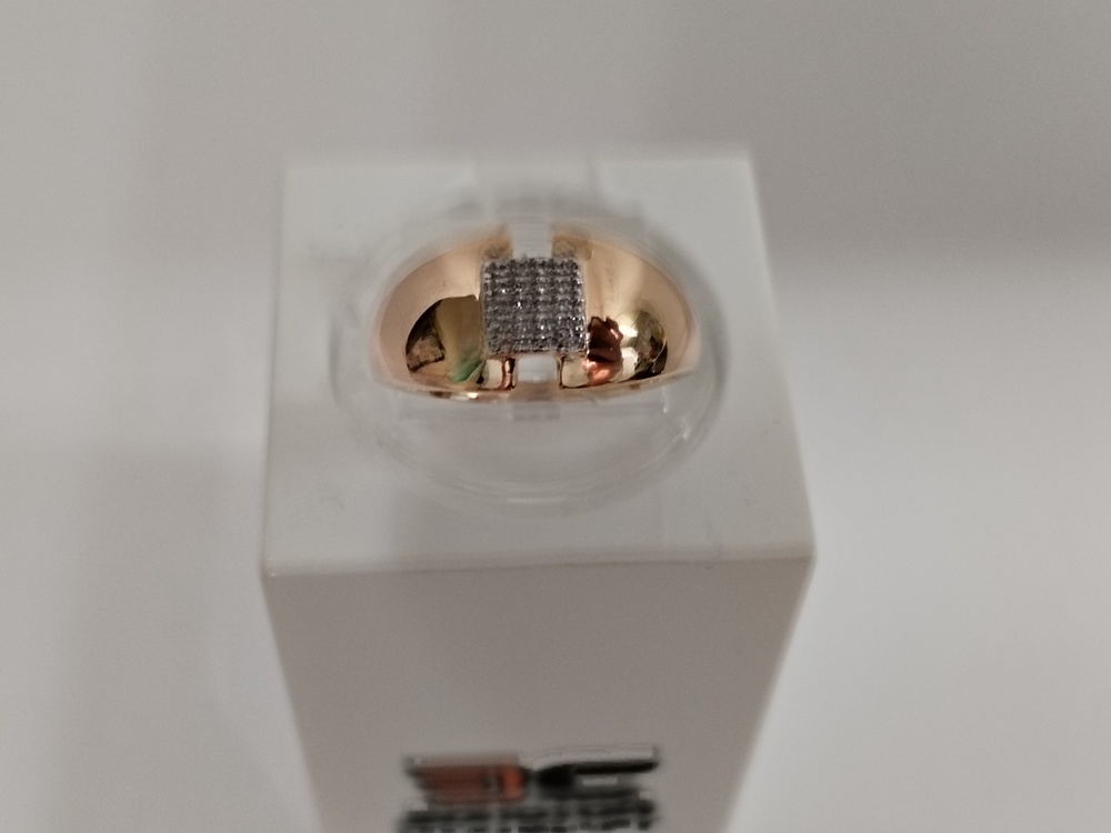 КОЛЬЦО С КАМНЯМИ (Au 585)